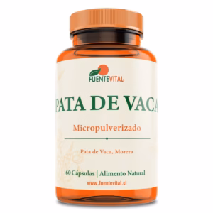 Frasco de Pata de Vaca Fuente Vital en capsulas suplemento natural para el control de azucar en vitenergy cl