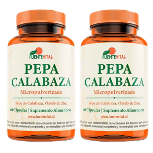 Pepa de calabaza cápsulas pack Beneficios próstata, caída del cabello, Antioxidante
