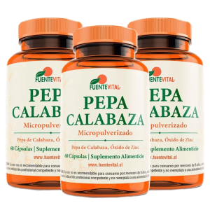 Pepa de calabaza cápsulas pack Beneficios próstata, caída del cabello, Antioxidante