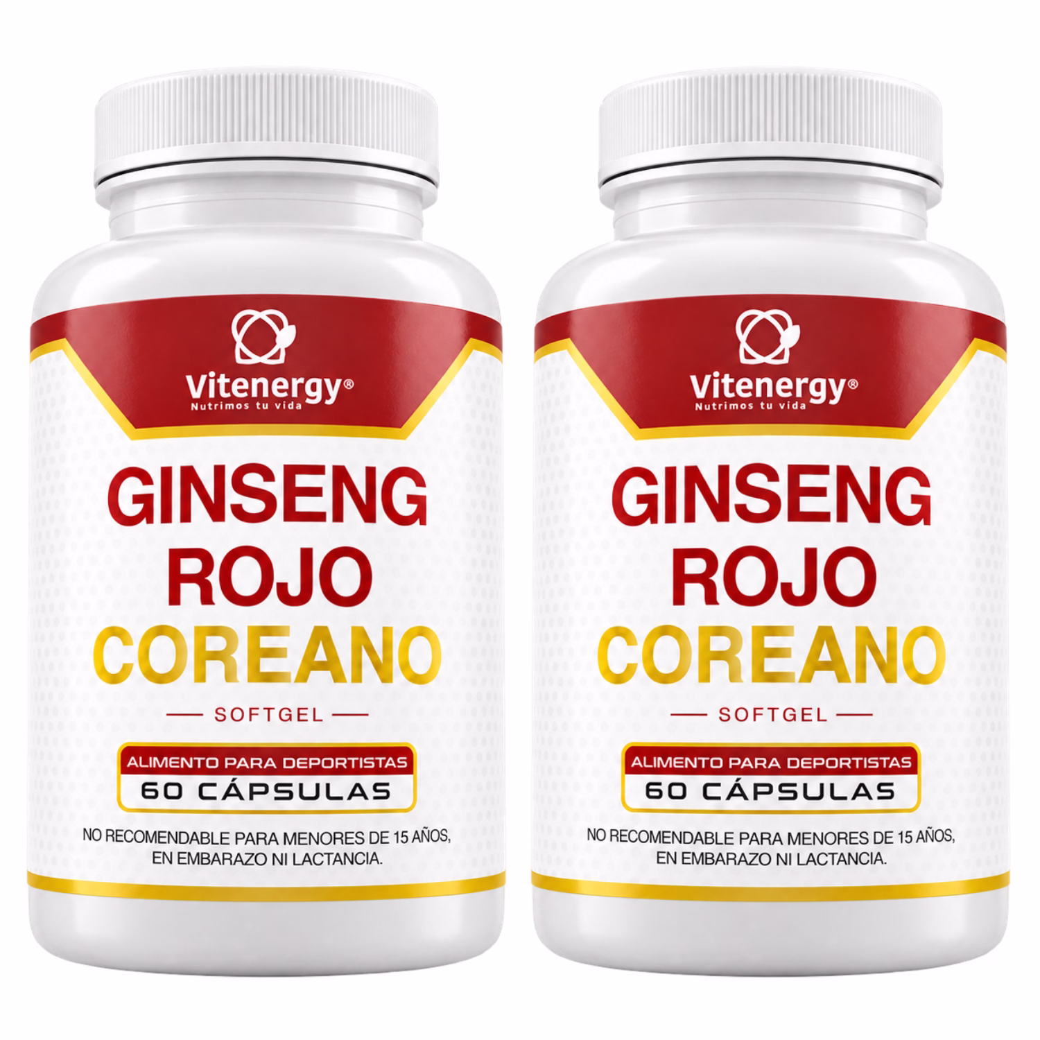 GINSENG ROJO COREANO SOFTGEL PACK x2