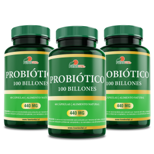 probioticos 100 billones 10 cepas salud digestiva, sistema inmune