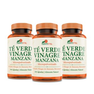 te verde vinagre de manzana control de peso adelgazante natural