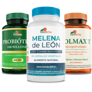 MELENA DE LEÓN + PROBIÓTICO + COLON COLMAX