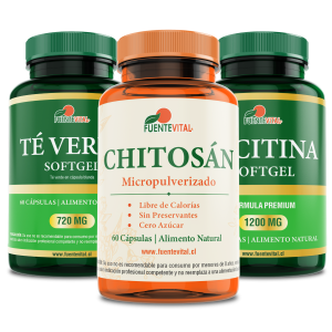 TÉ VERDE + CHITOSÁN + LECITINA SOYA