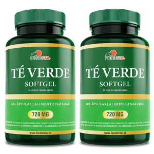 Té Verde cápsulas blandas soft gel Solanum tuberosum