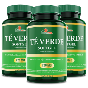 Té Verde cápsulas blandas soft gel Solanum tuberosum