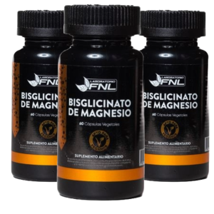 Cápsulas de Magnesio Bisglicinato de Vitenergy Chile, para la relajación muscular, alivio del estrés y mejorar el sueño.