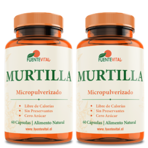 Murtilla en Cápsulas – Antioxidante y antiinflamatorio natural. Fortalece defensas, protege células y cuida articulaciones.