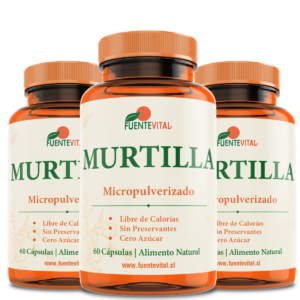 Murtilla en Cápsulas – Antioxidante y antiinflamatorio natural. Fortalece defensas, protege células y cuida articulaciones.