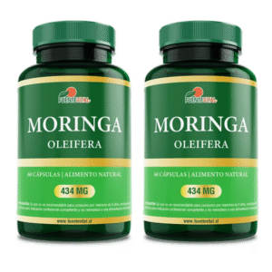 Moringa en cápsulas naturales Vitenergy, antioxidante y energizante