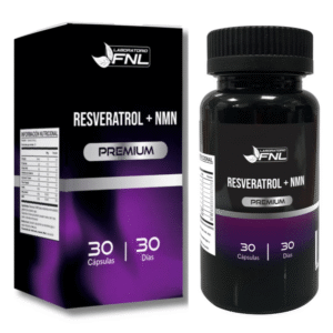 Resveratrol + NMN 500mg FNL cápsulas antioxidante y energía celular