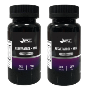 Resveratrol + NMN 500mg FNL cápsulas antioxidante y energía celular