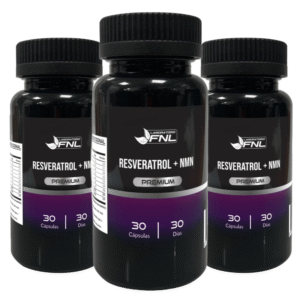 Resveratrol + NMN 500mg FNL cápsulas antioxidante y energía celular