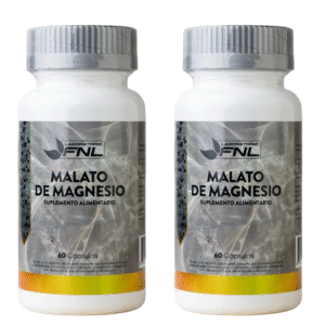 Malato de Magnesio 660 mg suplemento natural en cápsulas FNL Chile