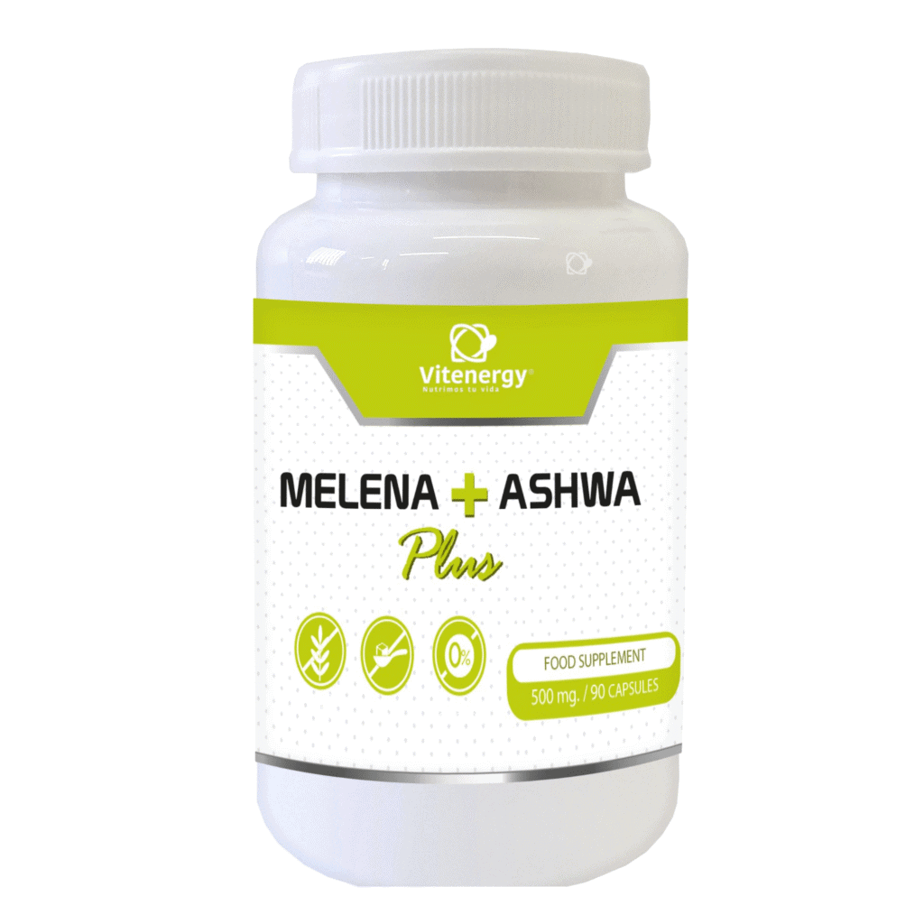 Melena de León Ashwagandha Vitenergy suplemento natural energía y enfoque