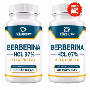 BERBERINA CAPSULAS ALTA PUREZA HCL 97%  PACK X2