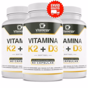 VITAMINAS K2 + D3  PACK x3