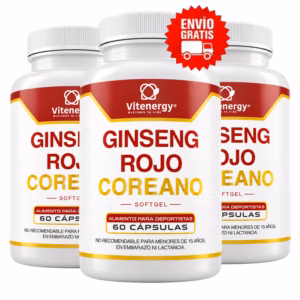 GINSENG ROJO COREANO SOFTGEL PACK x3